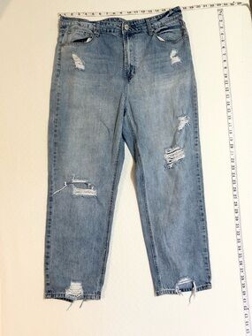 Light Blue Distressed Jeans